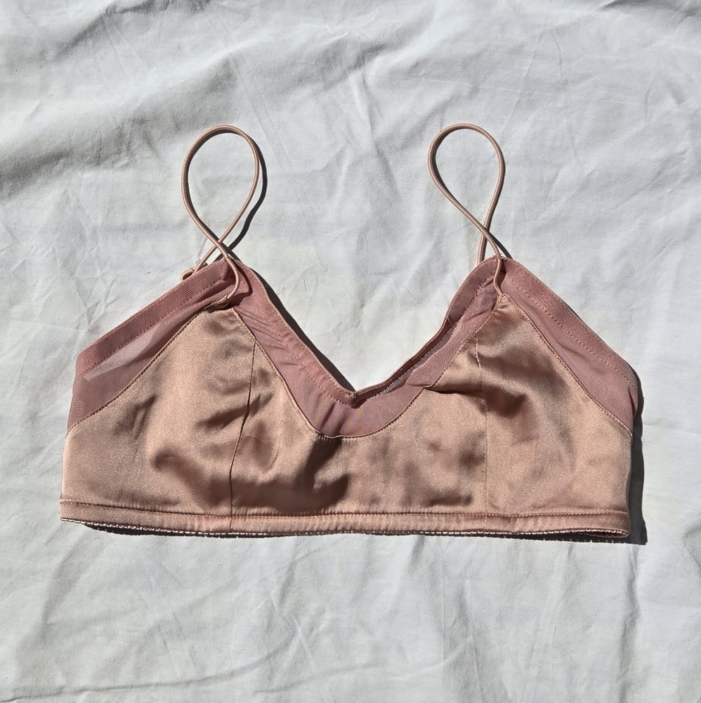 Silky bra top